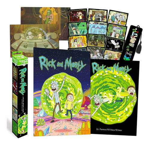 Rick And Morty Artwork Decorations Wall Art Ultimate Bundle 