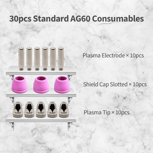 Kit Consumibles Plasma Primeweld Cut50 Dp Antorcha 0.040