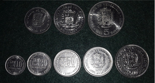 Coleccion Monedas Venezolanas Fuera De Circulacion