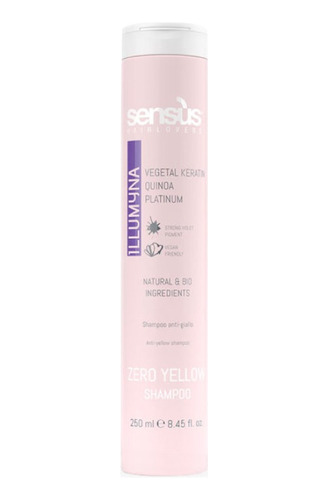 Shampoo Anti-amarillo Pigmento Violet Illumyna 250 Ml Sensus