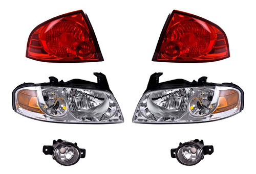 Calaveras + Faros + Neblineros Depo Sentra 2004-2006