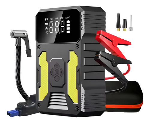 Arrancador De Batería De Coche 2000a Portátil Compresor