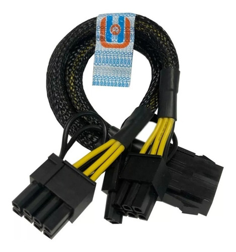 Splitter Mallado Cpu 8 Pines A Pci-e 2x8 Pines (6+2) Sp8cpum