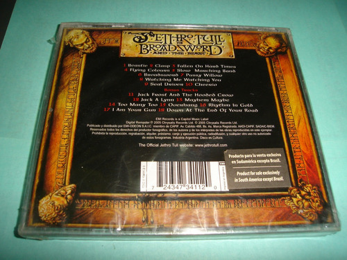 Jethro Tull - Broadword And The Beast - Cd Nuevo Cerrado