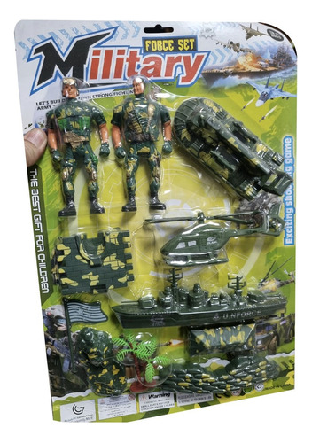 Set Juegos 2 Militares Helicoptero Barco Militar Hoovercraff