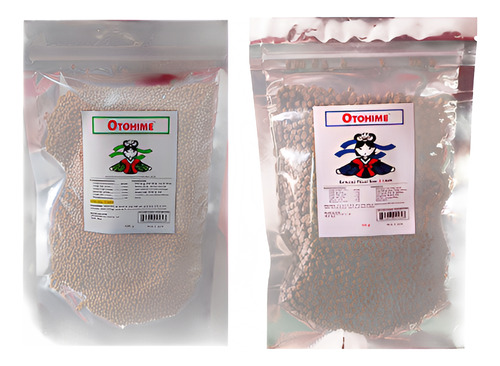 Paquete De 2 Alimentos Otohime Pellet De 1.7 Mm Y 3.1 Mm