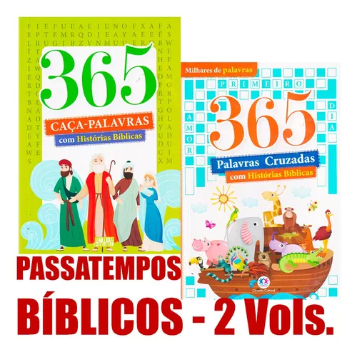 365 Caça Palavras Bíblico - Com Historias Bíblicas