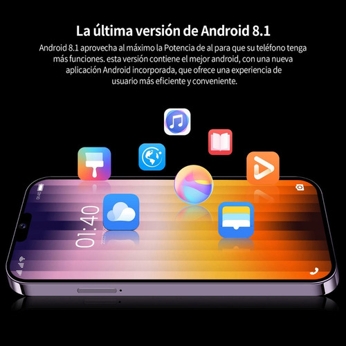 P Celular Android I13 Pro Max Blanco 6.3 En