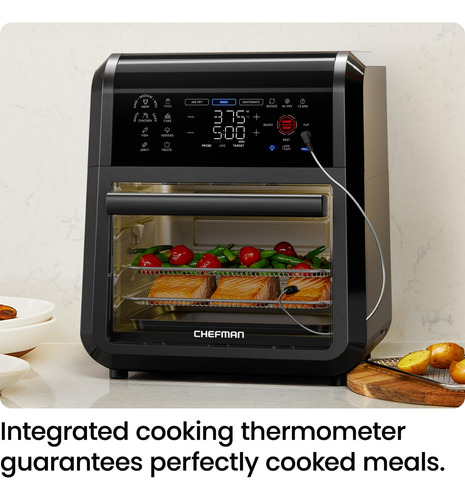Chefman Exactemp Freidora De Aire 5 En 1 De 12 Cuartos De