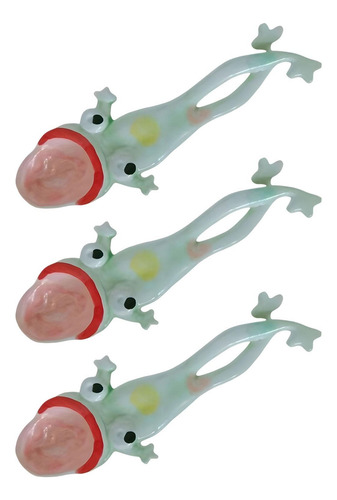 Cuchara De Dibujos Animados De 3 Uds., Cuchara De Rana,