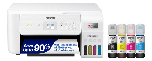 Epson Ecotank Et- Impresora Supertank Inalámbrica A Color .