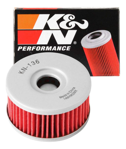 K&n Kn-136 Filtro De Aceite De Alto Rendimiento, Para Suzuki