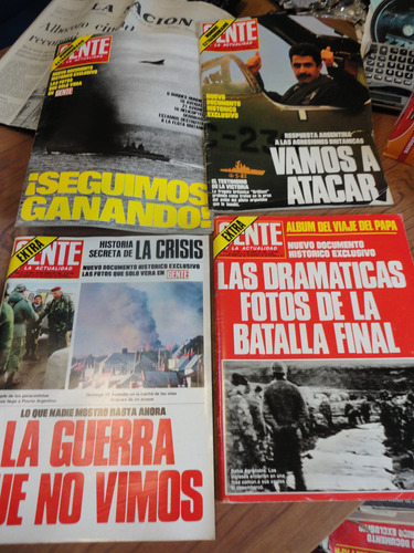 Revistas De Malvinas 4, Mas 2 Diarios ( Cel )