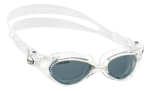 Goggles Cressi Flash Lady Adultos Natacion !! Color Blanco/lentes Tinted