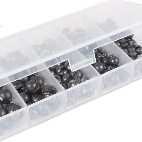 100/120pcs Kit De Pesca Pesos, Redonda Split Shot 100pcs