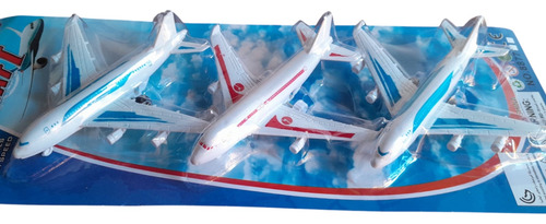 Set De Aviones Comerciales X 3 Distintos Modelos