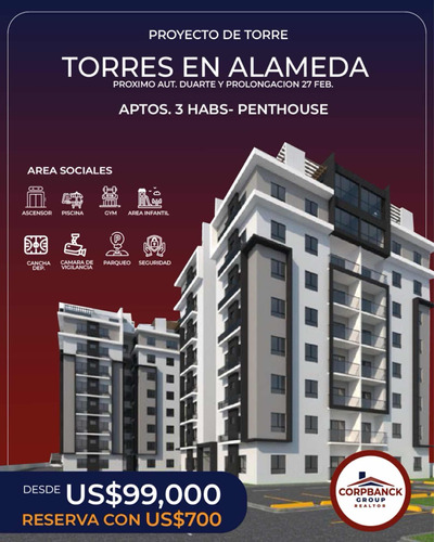 Apartamentos En Prolongación 27 De Febrero