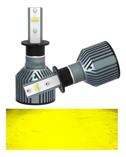 Luces Mini Turboled Canbus Csp  H3 Amarillo/ Sosegur 