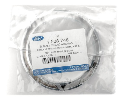 Aro Cromado Faro Antiniebla Delantero Ford Focus Ii 09/13