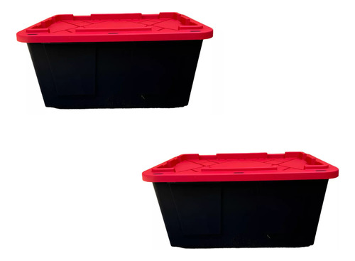 Caja De Calidad Profesional Negra 102 Lts Pack 2