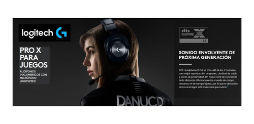 Audifonos Gamer Logitech G Pro X Wireless 7.1 Lightspeed 15h