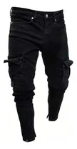 Comprar Pantalones Para Hombre Jeans Stretch Skinny Streetwear