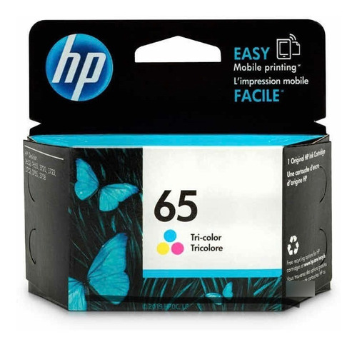 Cartucho Tinta Hp 65 Tricolor Original  (n9k01an)