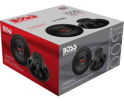 Subwoofer Bobina De Doble Voz 10'' Boss Audio Ch10dvc Chaos