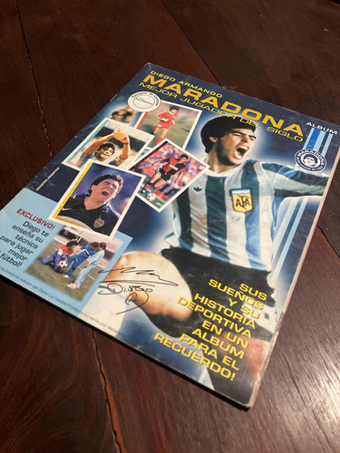 Álbum Maradona Jugador Del Siglo