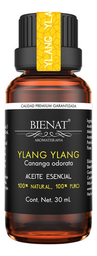 Aceite Esencial De Ylang Ylang 30 Ml 100% Natural 100% Puro