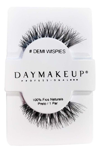 Cilios Postiços Daymakeup #demi-wispies 100% Naturais