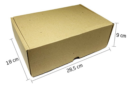 100 Caixas Papelão Sedex Correio Roupas Acessórios 9x18x28,5