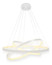 Comprar Lustre Led Pendente Moderno 3 Arcos Anéis 89w 60cm 5 Cores
