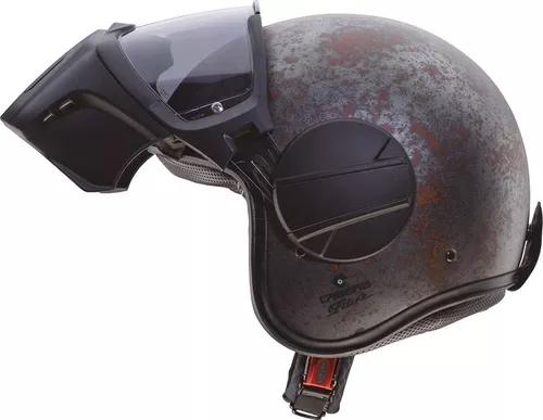 CABERG freeride Rusty jethelm motocicleta Casco Roller caída casco retro cáscaras casco