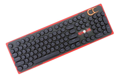 Key Caps Redragon A106 104 Black Round