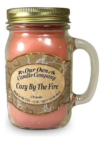 Nuestra Propia Empresa De Velas Cozy By The Fire Scented 13