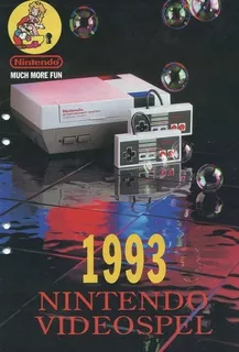 Pôster Retrô - Nintendo 1993 - Art & Decor - 33 Cm X 48 Cm