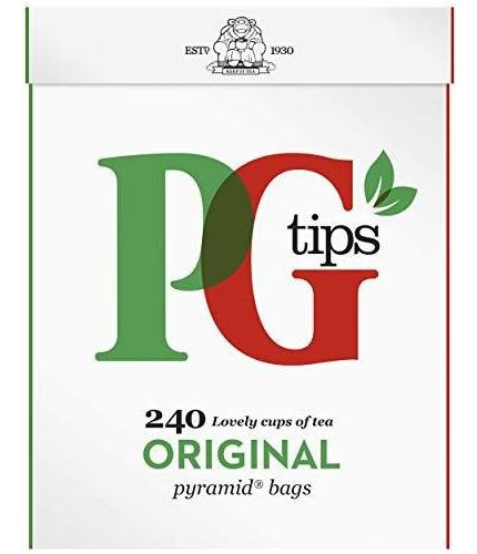 Caja De Tè Pg Tips Té Negro, Bolsitas De Té Piramidales, 