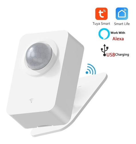 Sensor Movimiento Wifi Pir Detector Alexa Alarma Casa Oficin