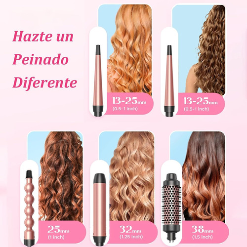 Innovador Cepillo Para Ondas D Mujer 4 En 1 Material Premium
