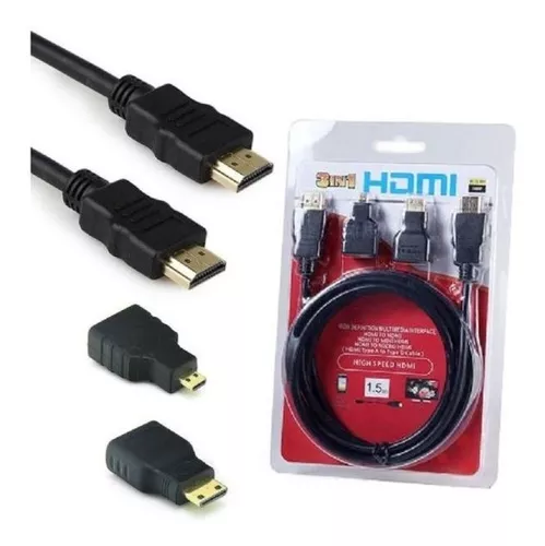 Cable Trenzado Micro HDMI a HDMI de 1, 3 y 5 metros, transmite