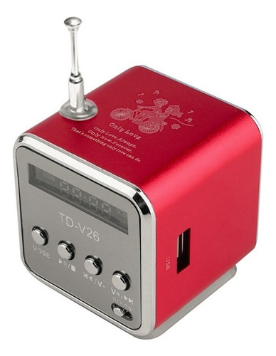 Receptor De Radio Fm Lazhu Mini Speaker Td-v26 T11