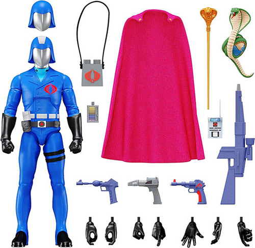 Cobra Commander Ultimates Figure Wave 1 G.i. Joe Super7