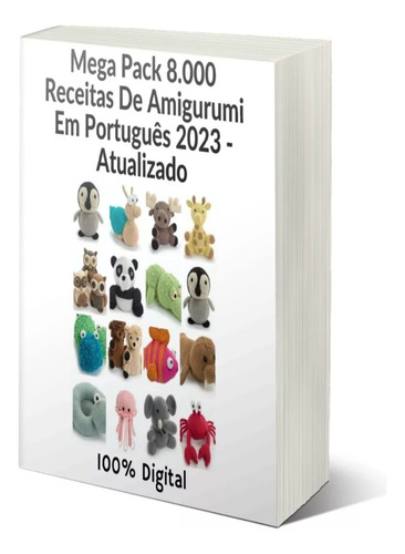 Amigurumi Crochê +4.800 Receitas Em Pdf 2022 Frete Grátis