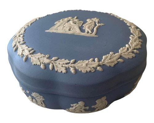 Joyero Inglés - Wedgwood Jasperware Blue - Original