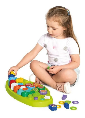 Imagen 1 de 4 de Juego Cuenta Facil De Encastre Y Números Didáctico Calesita Color Multicolor