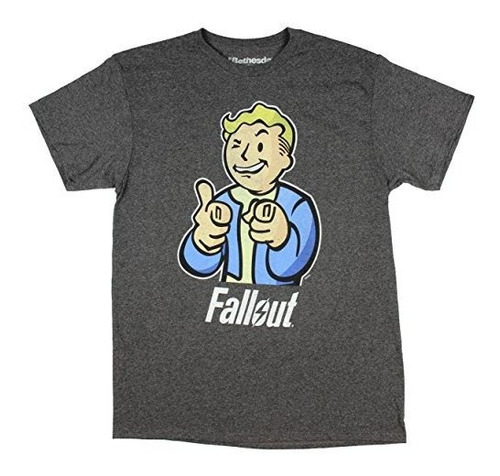 Fallout- Bóveda Camiseta Del Muchacho Tamaño S.