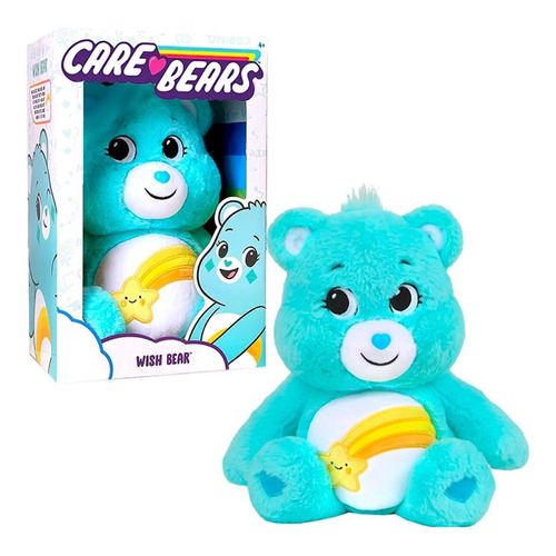 Care Bears Osos Cariñosos - Peluche Wish Bear Turquesa35 Cm 