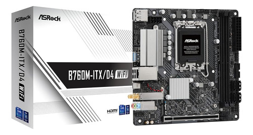 Asrock B760m-itx/d4 Wifi Es Compatible Con Procesadores Inte