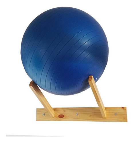 Soporte Porta Pelotas Pilates Yoga Gym Gimnasio Madera Pino